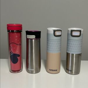 Stainless Steel and Insulated Travel Mugs-David’s tea, Contigo and Kambukka